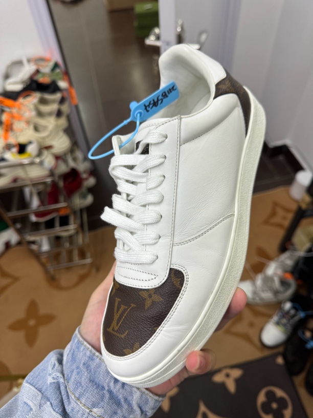 LV rivoli白色老花拼接 40