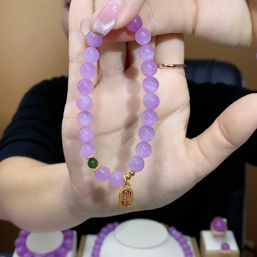 【闪购商品】锂辉石紫锂辉DIY手串7+未镶嵌