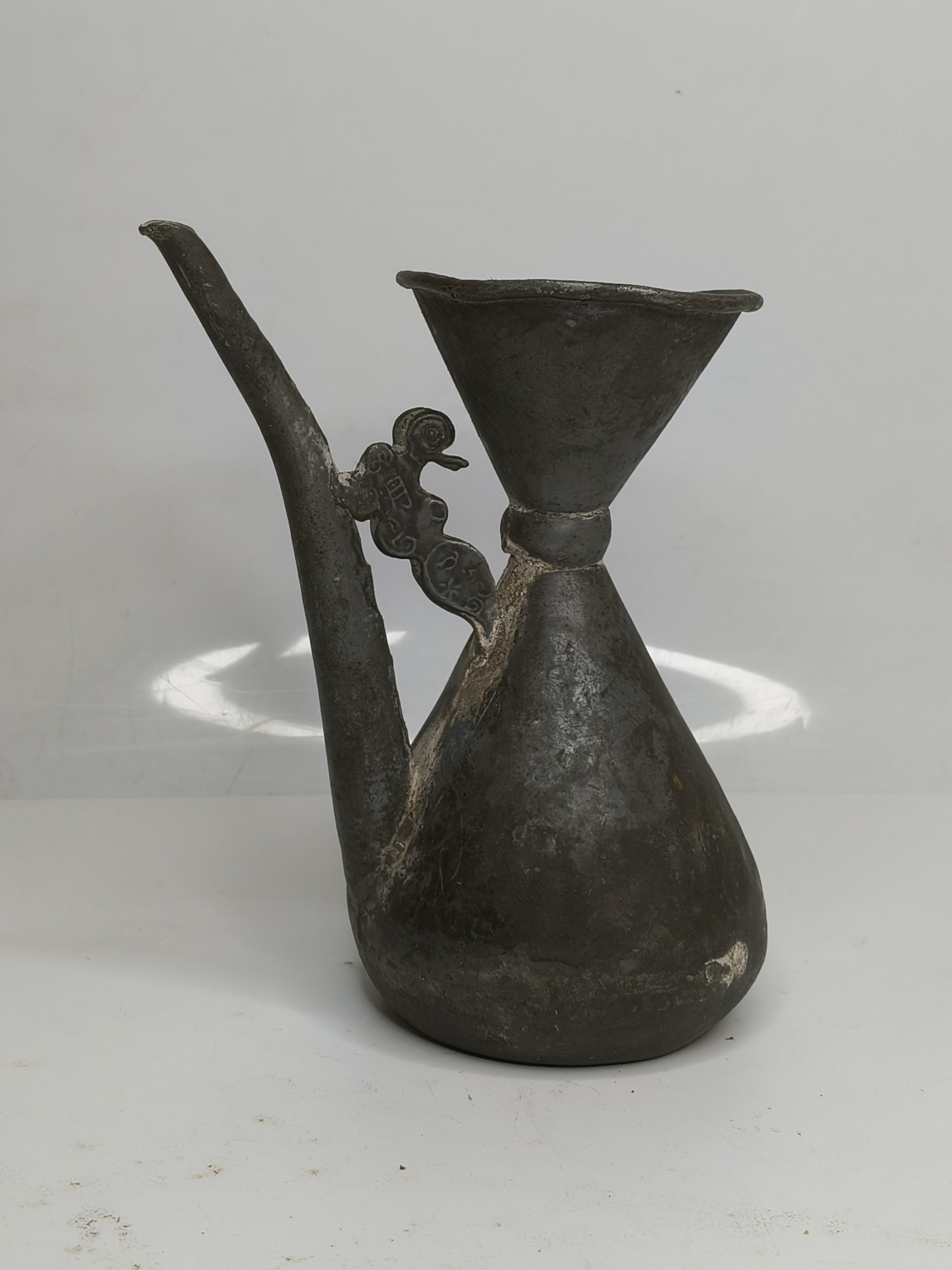 老铝酒壶，正常使用