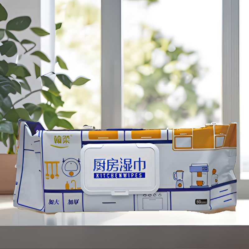 厨房专用纸【6.9元】清洁重油污湿纸巾厨房湿巾一次性去油加大加厚