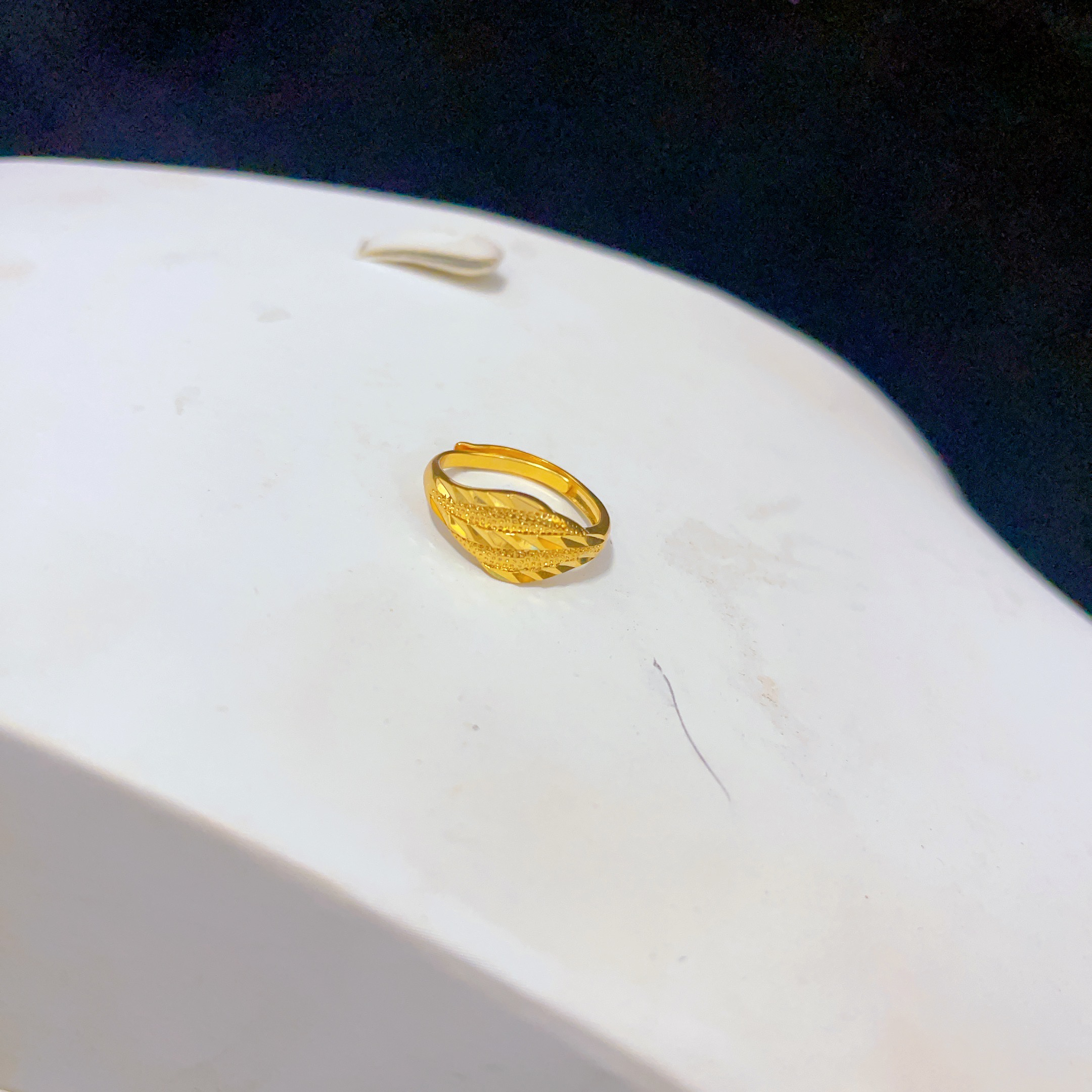 铜合金戒指 170新款戒指爆款白搭时尚金色