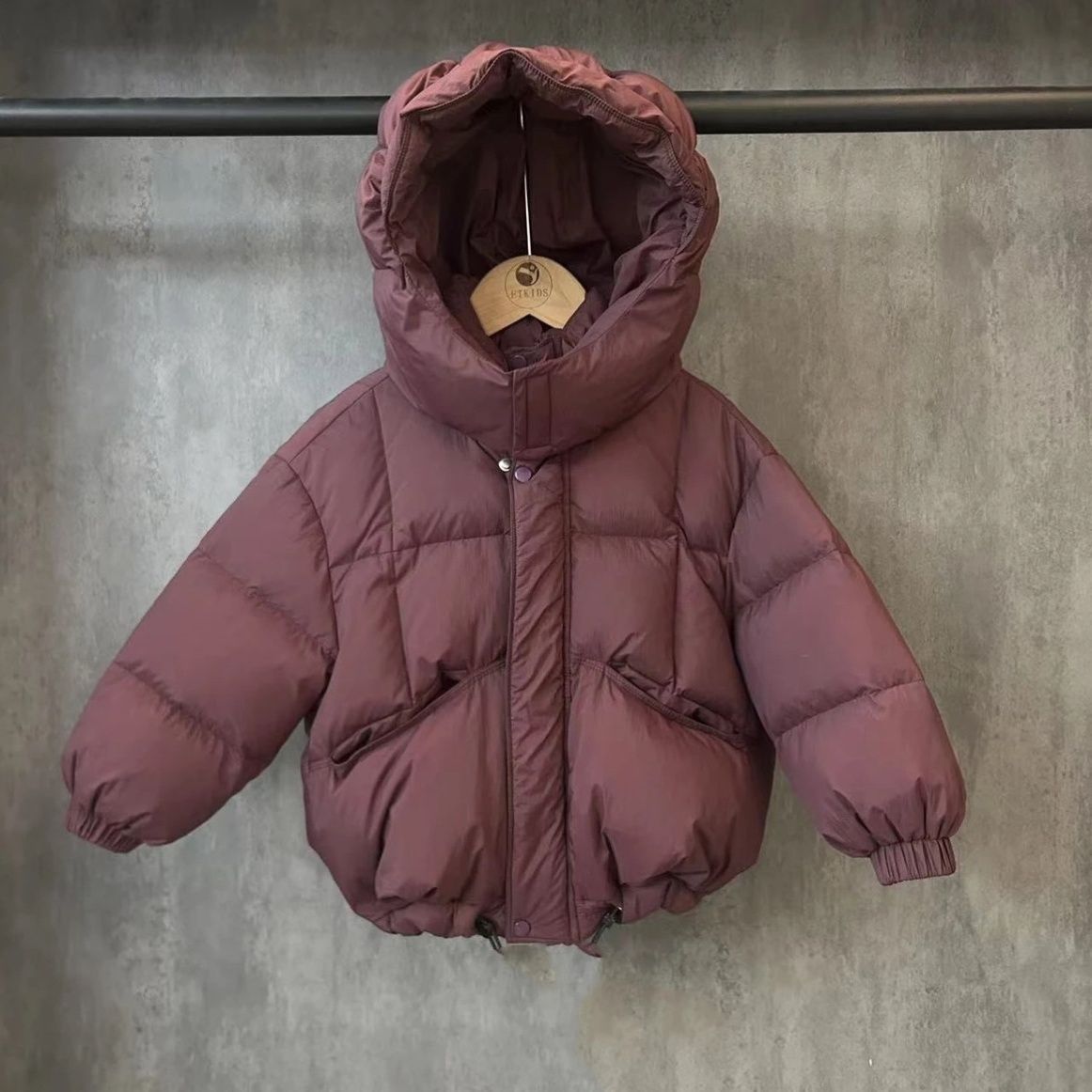 【小扬哥推荐】儿童23新款棉服男女童冬季保暖防寒外套宝宝连帽短