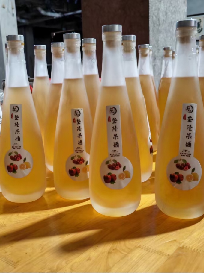 垫隆果酒苹果酒24度盒装1瓶