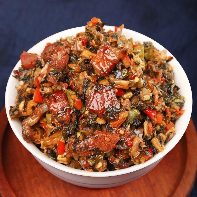 腊肉外婆菜下饭菜正宗农家风味湖南特产香辣开胃咸菜瓶装酱腌菜