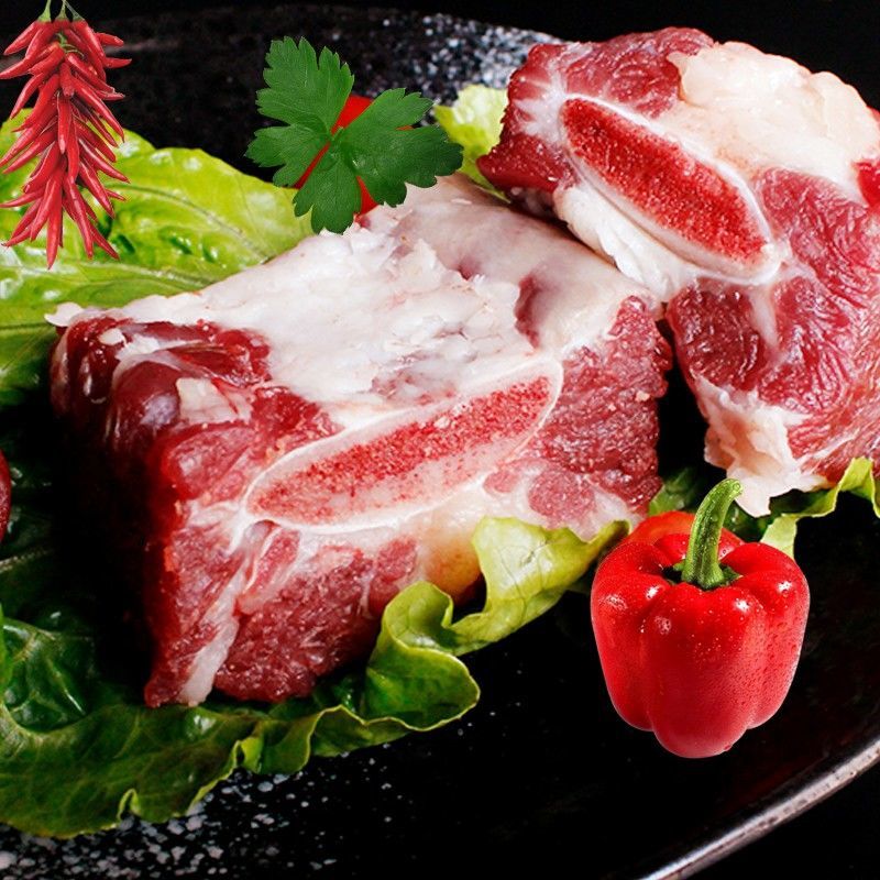 【 牛排骨】陕北黄牛肉 精排 默认去大骨精排2500g 包邮到家
