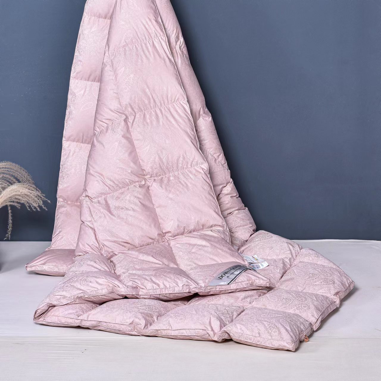 160支棉旧羽绒改羽绒被立体防钻绒95%鹅绒被羽绒被翻新换面