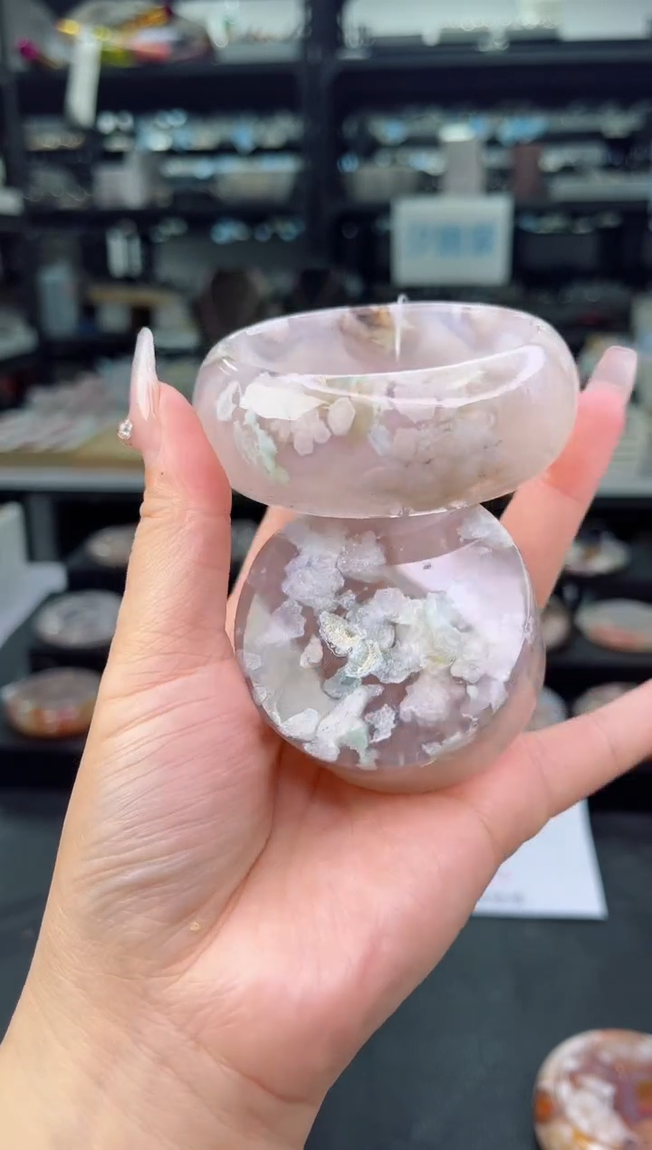 【闪购商品】石英质玉手镯未镶嵌57圈口（赠品镯心）3228749