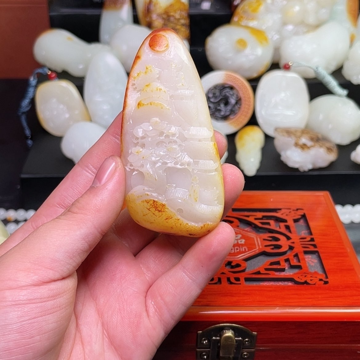 【闪购商品】和田玉挂件未镶嵌源*F