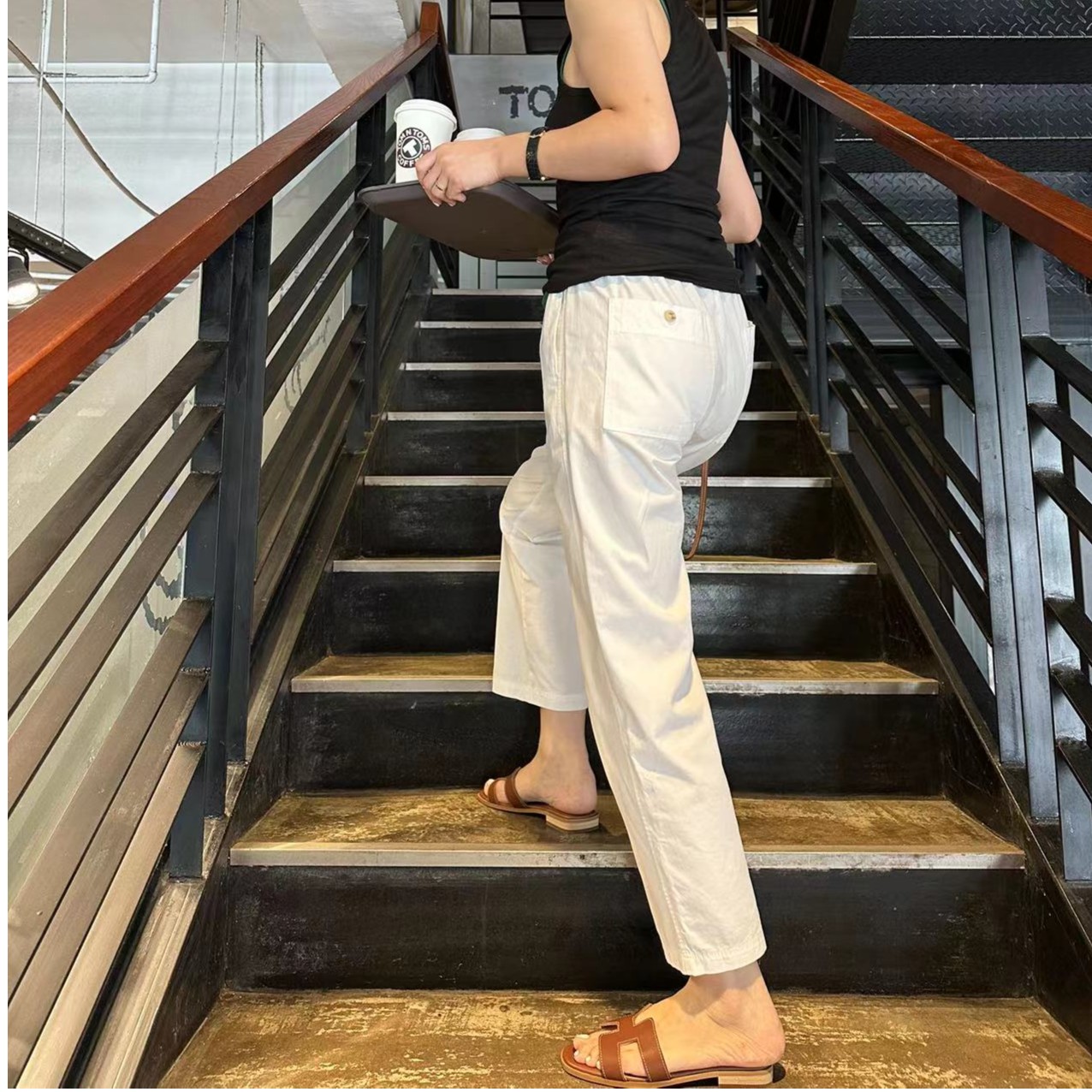花间墅里｜升级版铁打的七分休闲裤夏季高腰透气 春夏秋