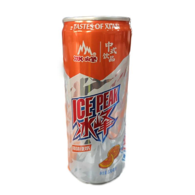 冰峰细罐汽水橙味330ml