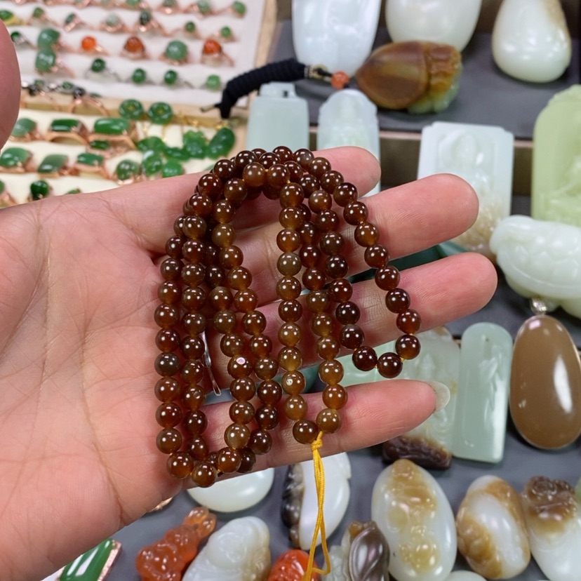【闪购商品】和田玉（糖玉）手链未镶嵌✨**?