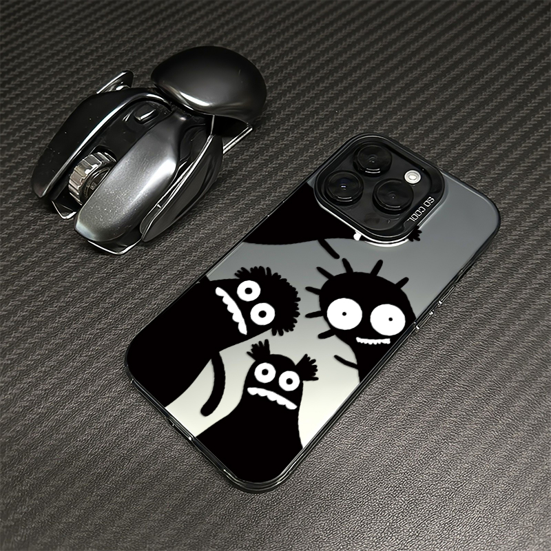 搞怪小黑人苹果16pro手机壳iphone15/14promax创意13防摔12磨砂11