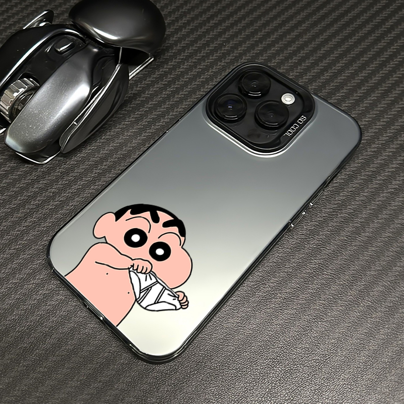 搞怪小新苹果15promax手机壳iphone14pro/16新款13高级12网红磨砂