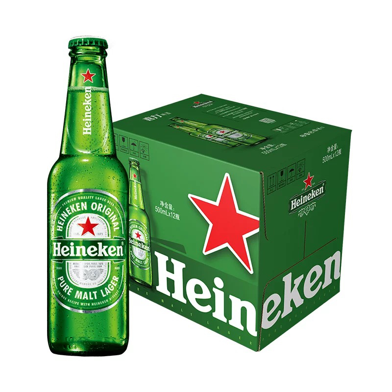 喜力啤酒经典 500ml*12瓶/箱