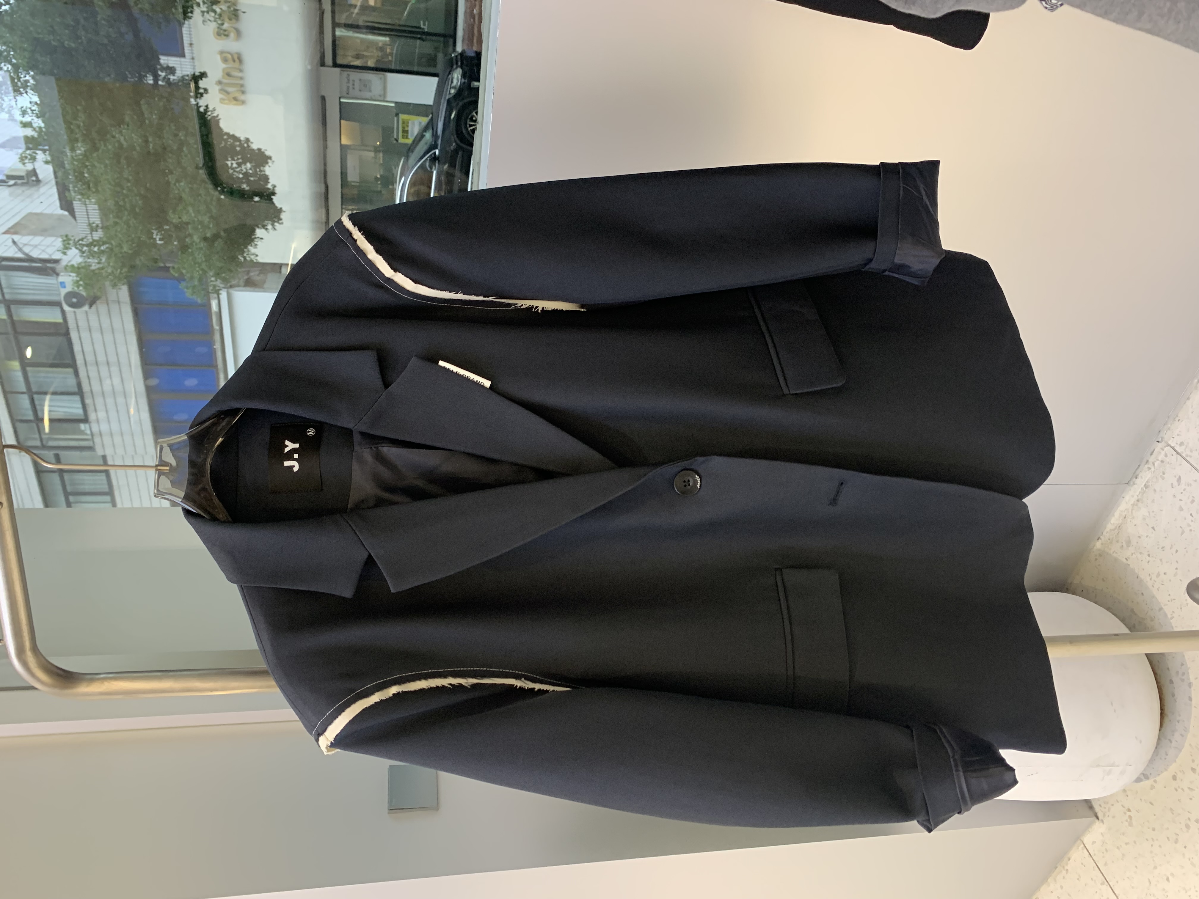 吧吧啦-拼接式西装