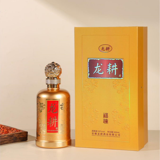 龙耕福运52度500ml浓香型白酒52度500