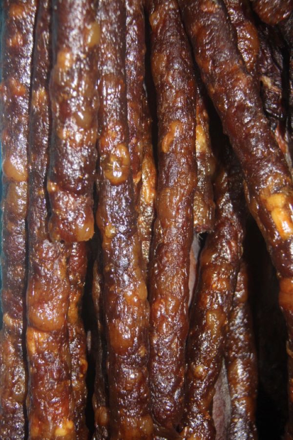 湘西正宗烟熏土家特产腊肠原味自制500g