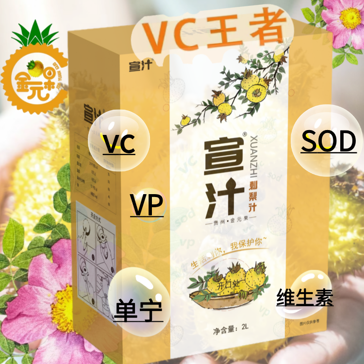 【临期特惠 买就赠】贵州刺梨汁特产饮品维生素C健康饮品 2L装
