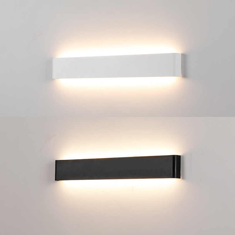 简约LED长条壁灯创意卧室酒店楼梯走廊过道客厅网红背景墙床头灯