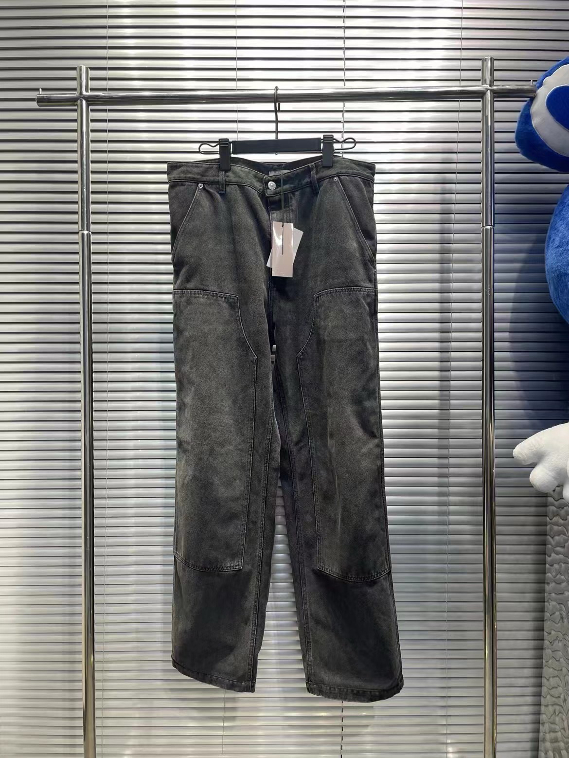 Dior24ss爆款 水洗灰伐木工装裤/50码/平台12000/全新