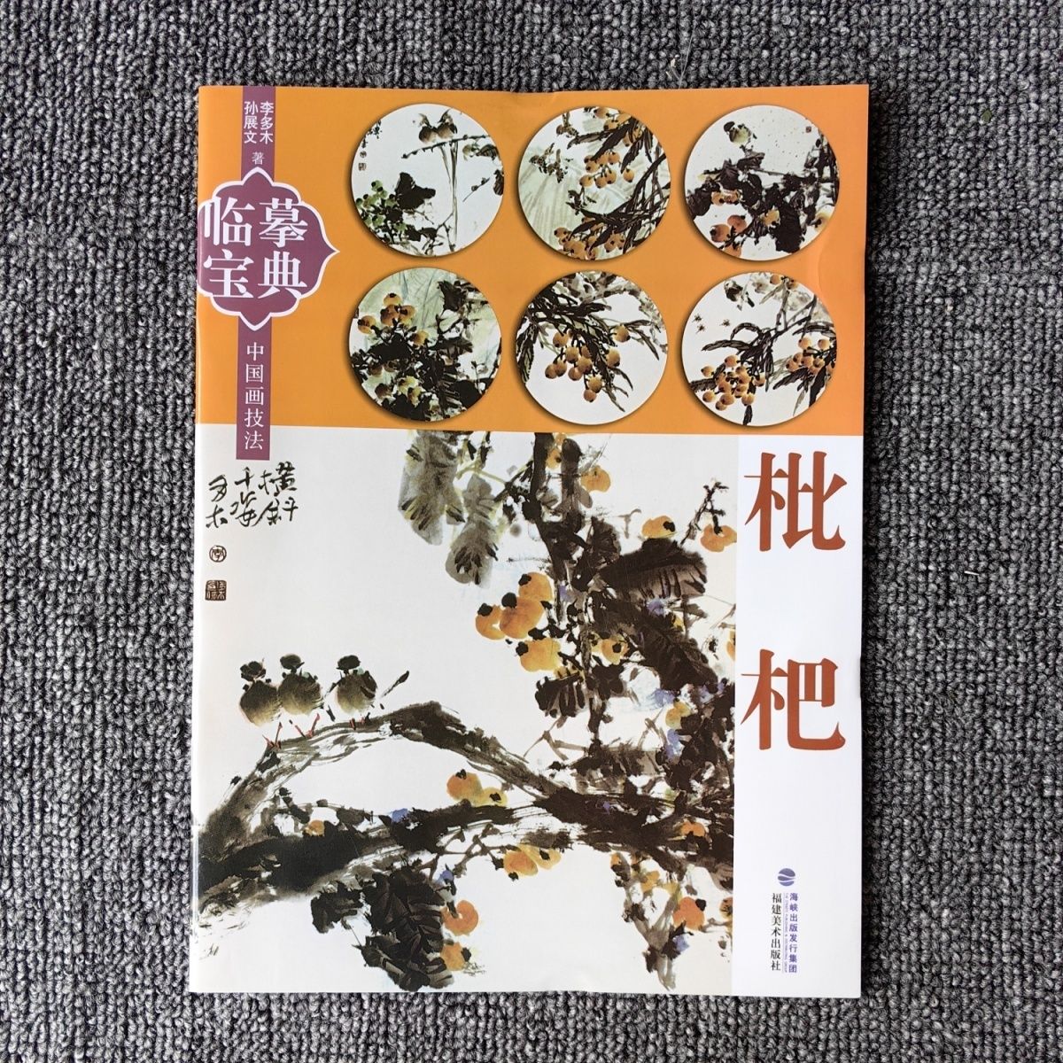 中国画技法临摹宝典枇杷