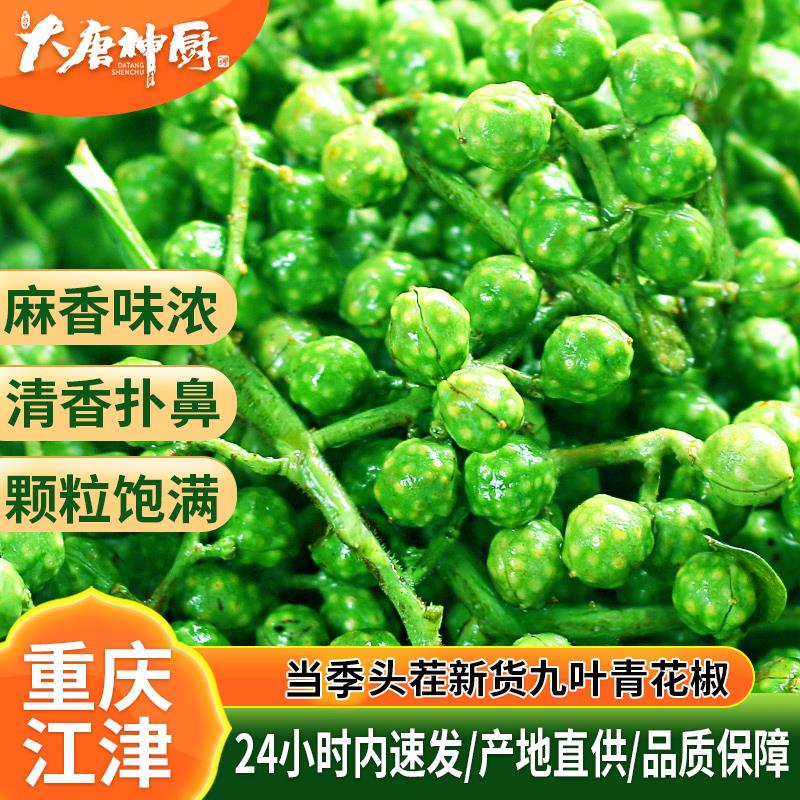 【扶农项目】重庆江津九叶青鲜花椒鲜藤椒头茬现摘保鲜麻椒青葱0g