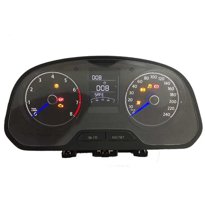 大众新捷达桑塔纳polo黑底白字 昕锐晶锐昕动仪表红屏改白屏 蓝针