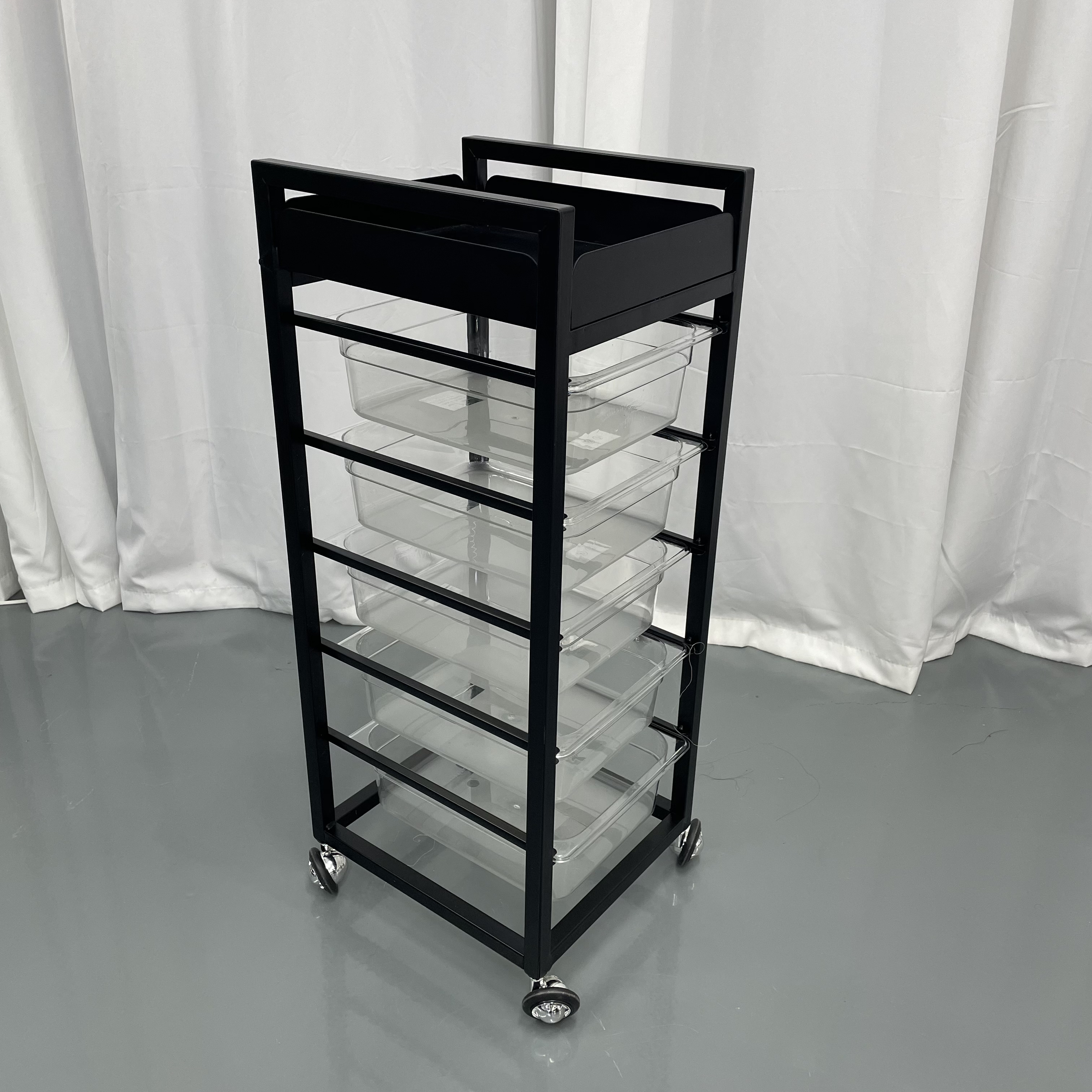 101发廊工具车铁艺推车工具柜美发店多层储物柜子