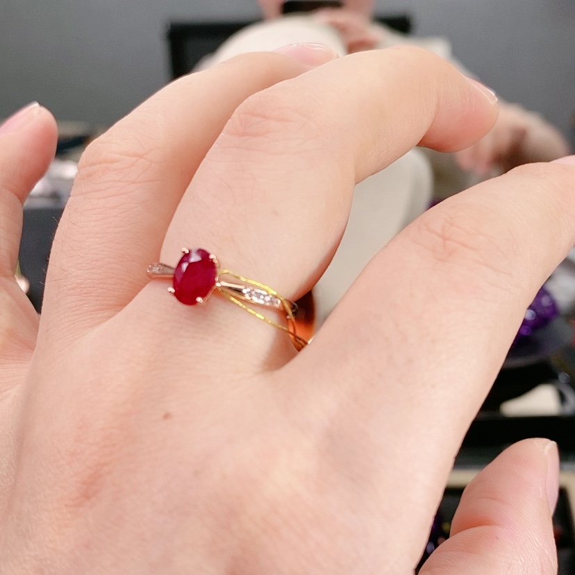 【闪购商品】红宝石戒指银S925镶嵌….