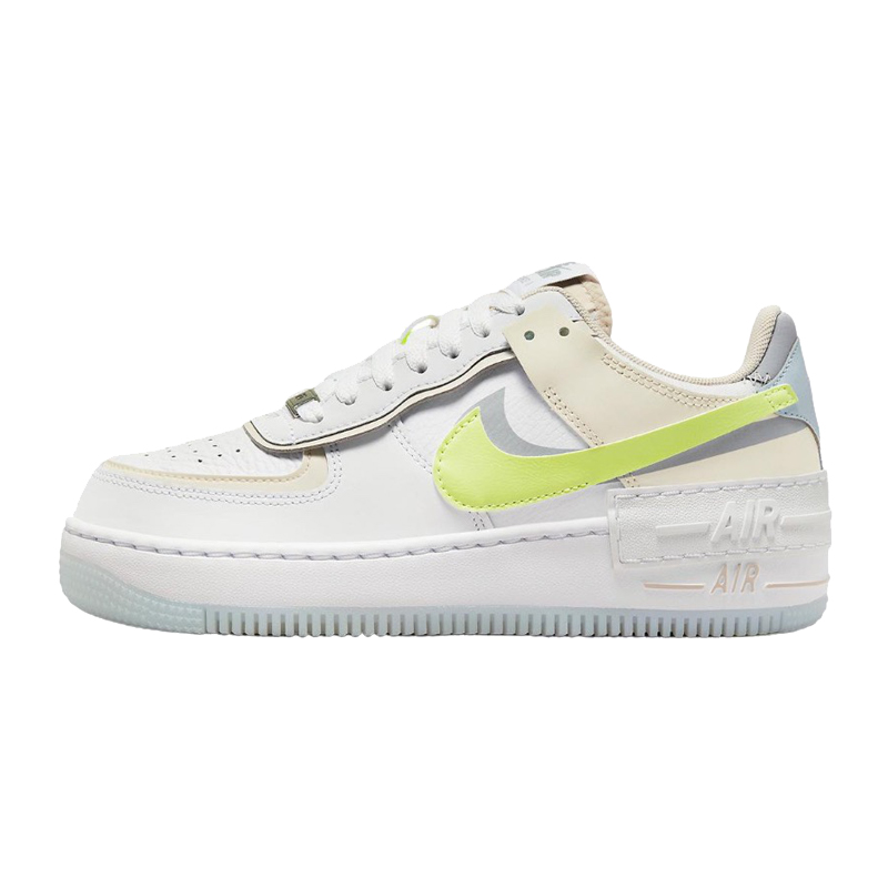 Nike/耐克正品【双旦】女子AF1经典低帮增高运动休闲鞋 FB7582-100