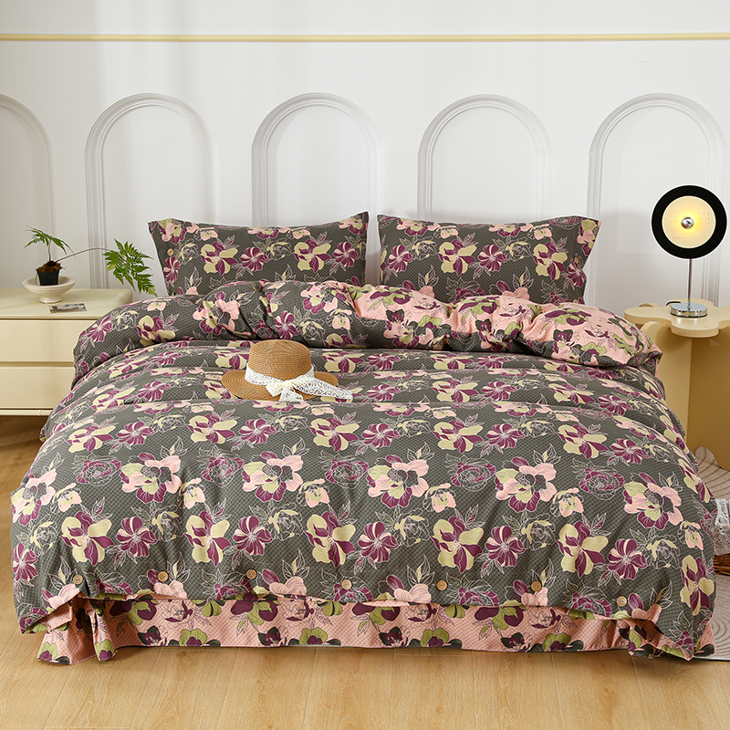 （活动）2024新款印花春季云锦棉四件套送收纳袋