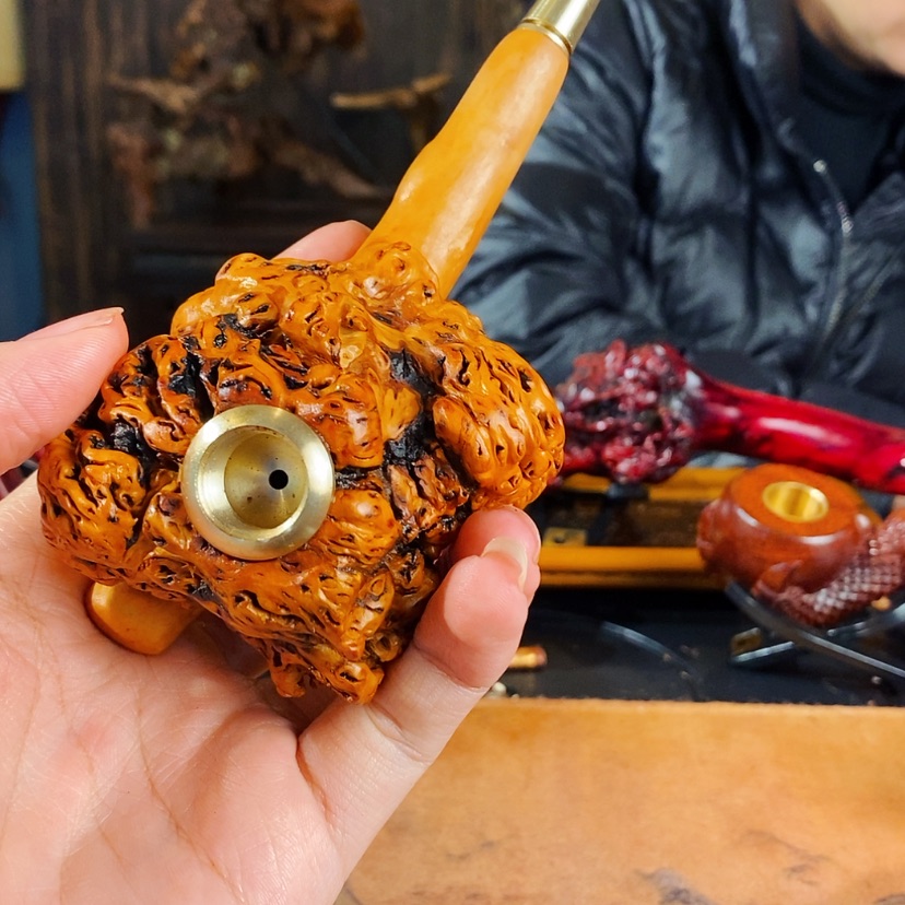 【闪购商品】高端定制手工斗根雕