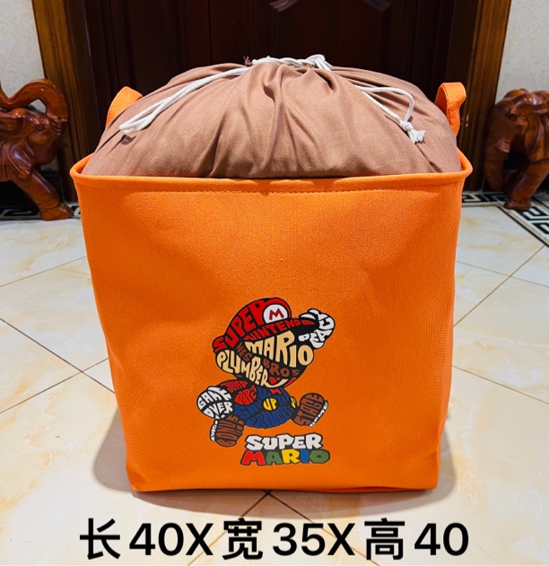 60升【爱马橙系列】马里奥（带收口）收纳袋