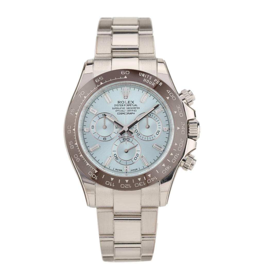99新 Rolex/劳力士 礼尚往来20年116506二手冰蓝迪心形男表4N373