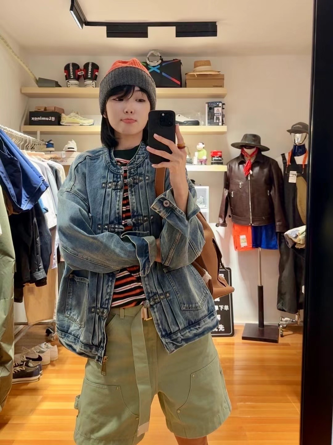 复古中式民族风盘扣牛仔衣 重磅洗水过好 男女同款潮流休闲时尚