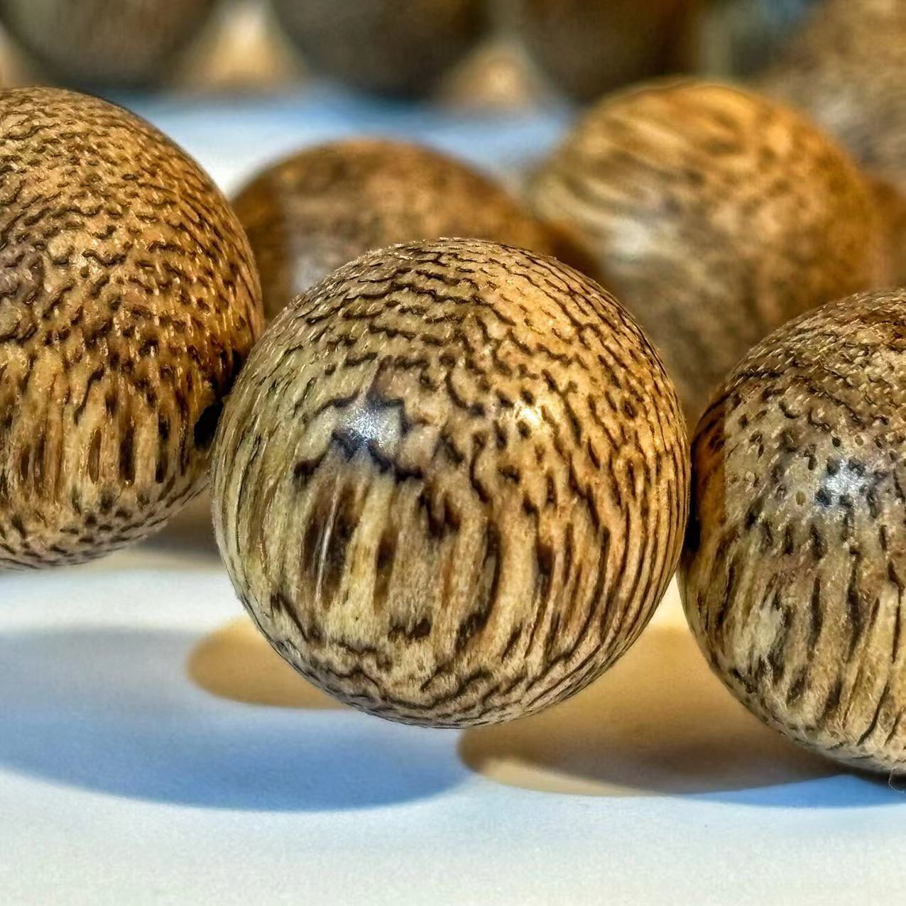 JSAC1-2657*天然野核心国正区文莱蛇皮纹满天星/江苏省工艺美术馆