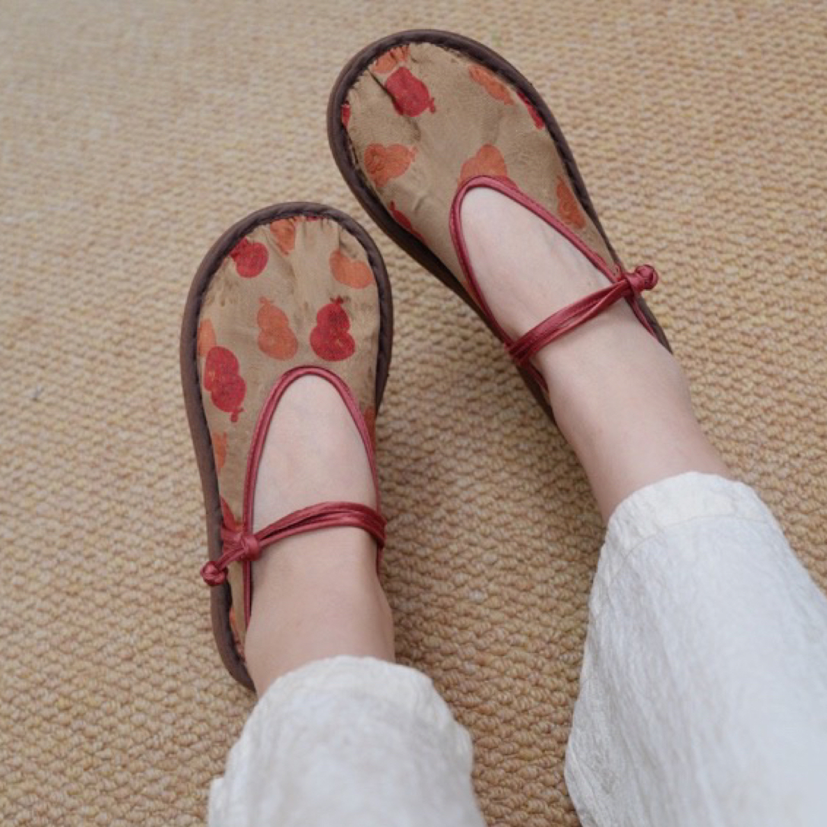 云栖手工布鞋汉服绣花鞋透气传统老北京布鞋纯手工中国风复古软底