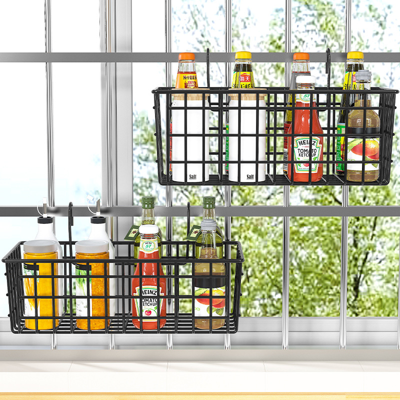 宿舍阳台挂篮厨房挂架窗台挂栏杆置物架窗户悬挂调料收纳挂钩神器