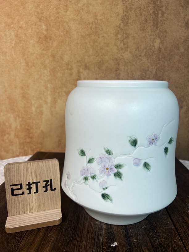 景德镇玉化泥绿植花盆盆栽