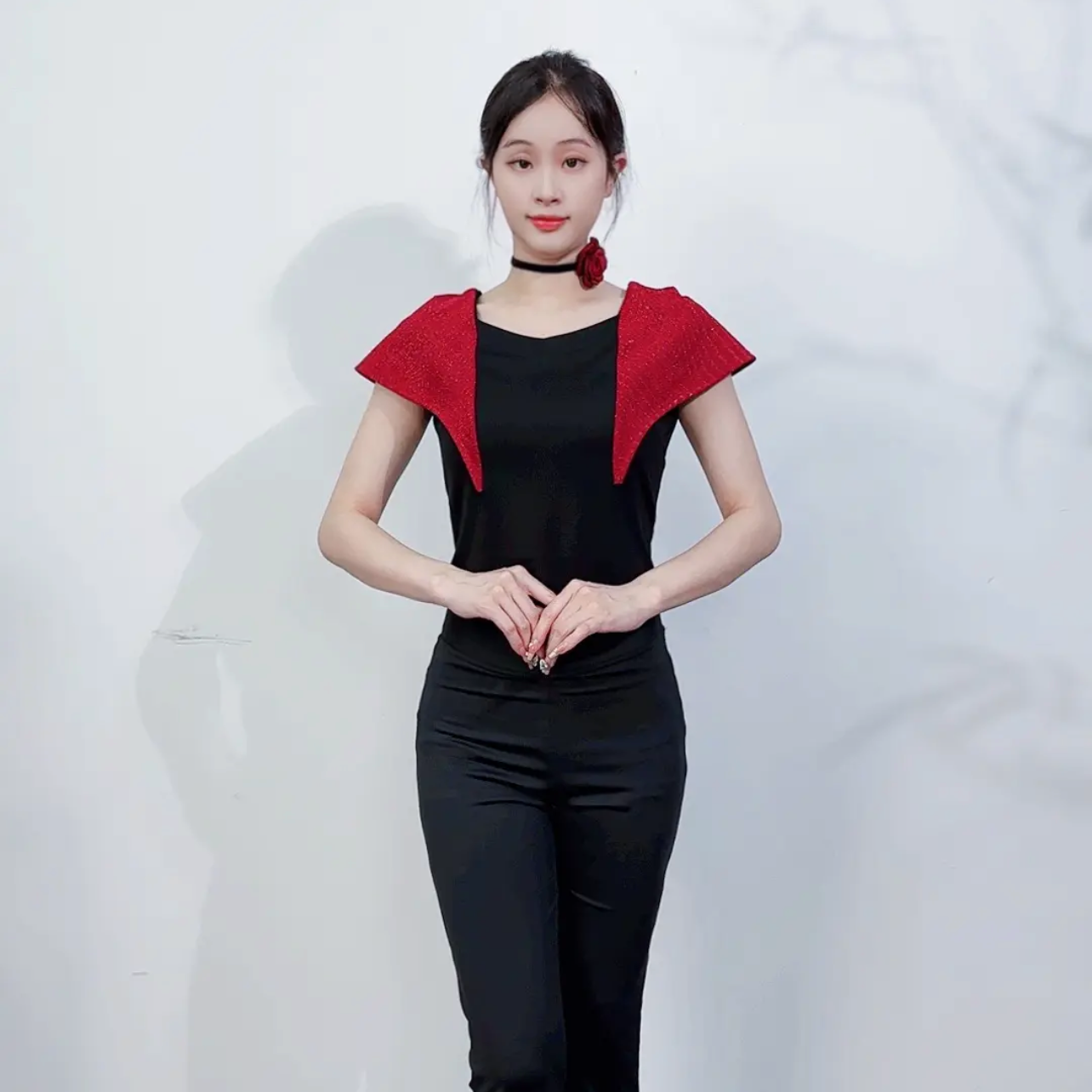 XT1193三件套舞姿新款古典训练服走秀练功服套装