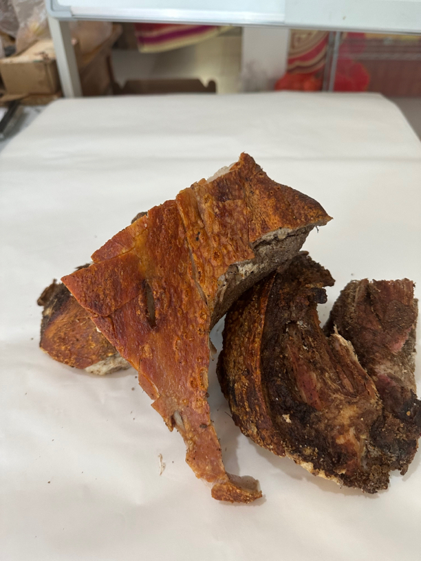 山东济南章丘绣惠黄家烤肉 大块碎肉是碎肉