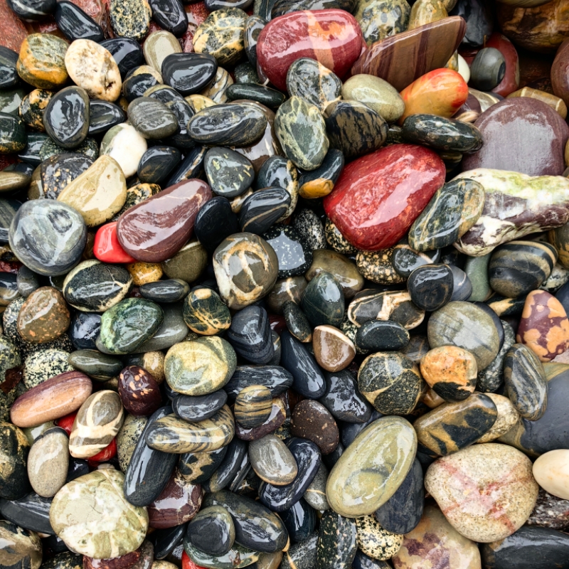 长江石鱼缸石 拍一付一