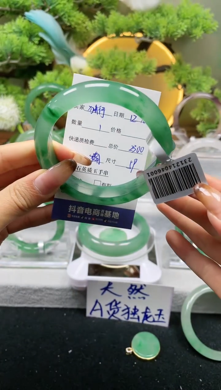 【闪购商品】石英质玉手镯未镶嵌楠楠DSM59+独行地球