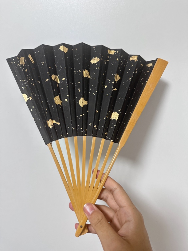 张威雕刻李明明燕97寸16方玉竹文玩折扇