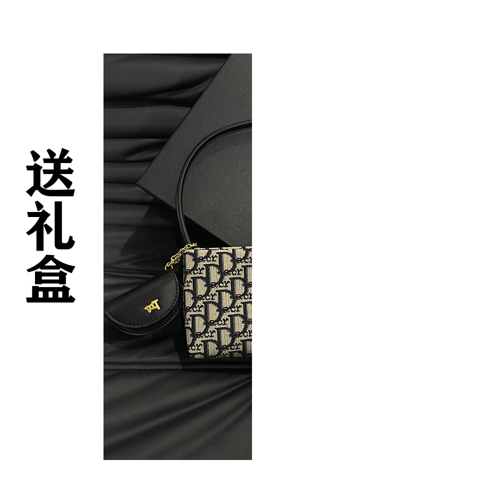 【瑞熙甄选】3019黑色腋下包女2023年新款气质百搭单肩斜跨女包