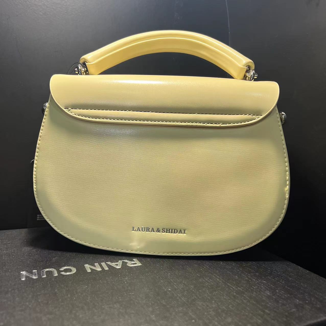 【瑞熙定制】SD-3533-冰淇淋黄轻奢小众设计感时尚百搭ins女士包包