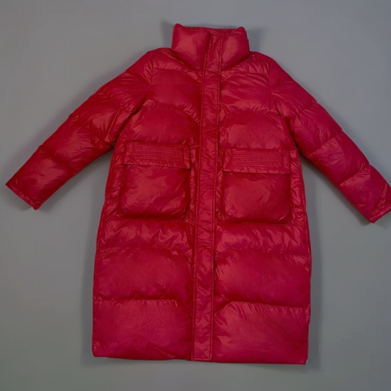 希或长款羽绒服时尚百搭简单保暖大气款003