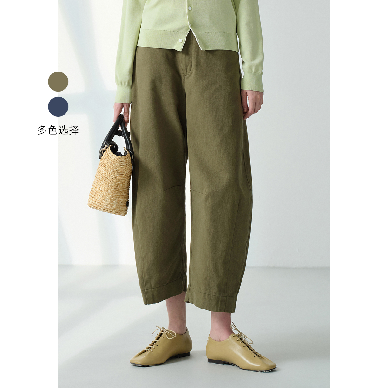 PLAIN PEOPLE文艺复古休闲宽松牛仔休闲裤香蕉裤女2025年夏季款
