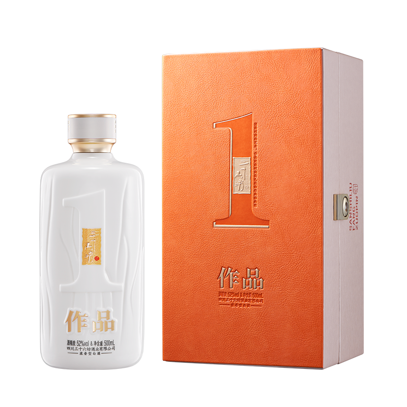 三十六坊酒作品1号【酒庄里的高货】180天发酵四川浓香酒52度 500ml
