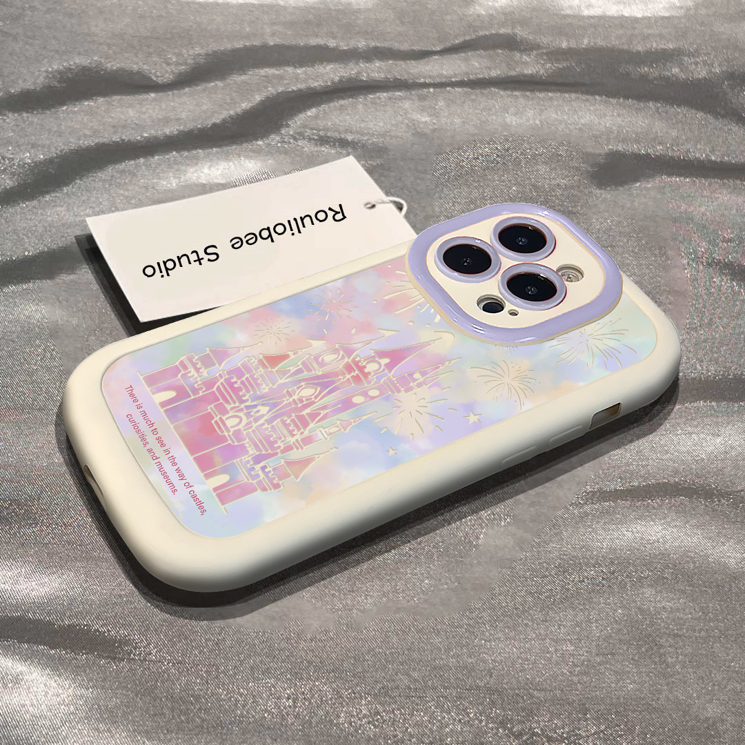 璀璨烟花城堡适用iPhone15/14/13手机壳苹果小米vivo华为oppo新款